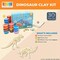 Air Dry Modeling Clay Kit for Kids, Build Your Own Dinosaur, T-Rex, Stegosaurus